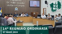 Resumo da 14ª Reunião Ordinária