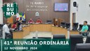 Resumo da 41ª Reunião Ordinária