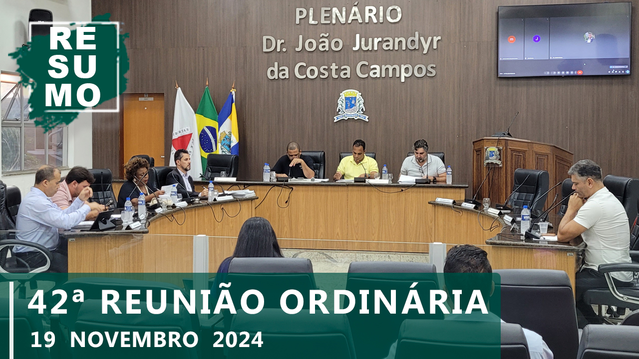 Resumo da 42ª Reunião Ordinária