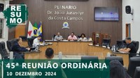 Resumo da 45ª Reunião Ordinária