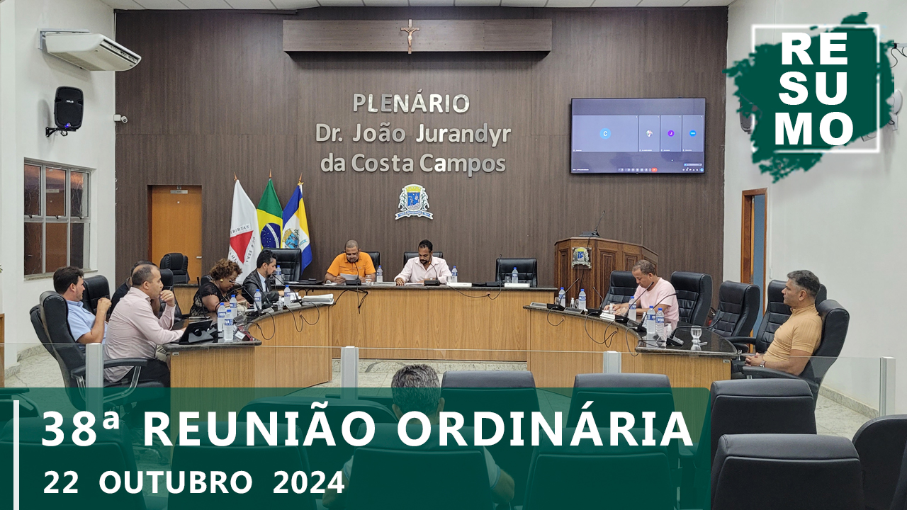 Resumos da 38ª e 39ª Reuniões Ordinárias